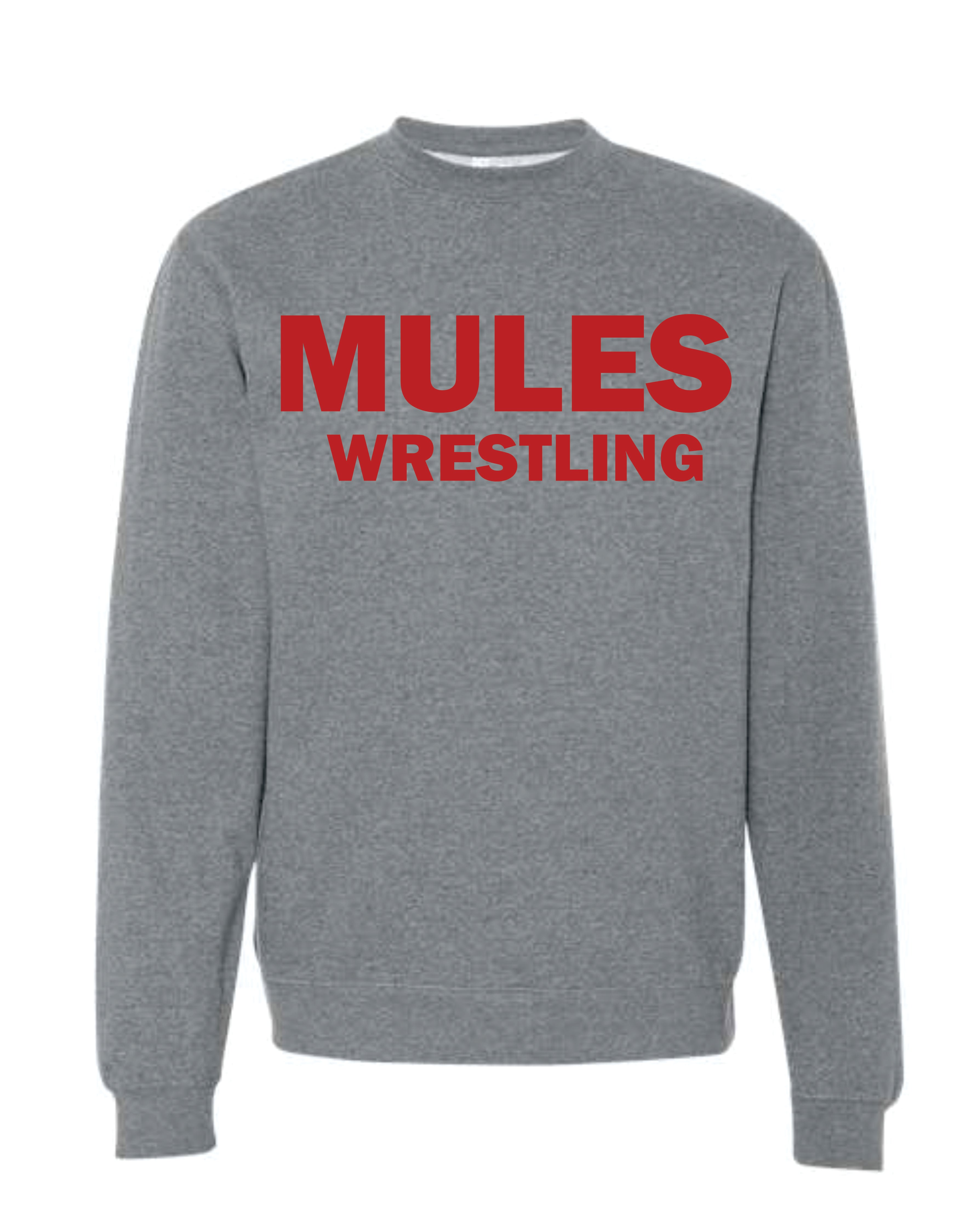 Mules Wrestling FIGHT LIKE MIKE CREWNECK SWEATSHIRT