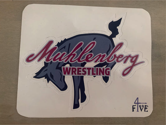 Muhlenberg Wrestling Window Decal