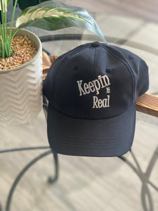 Keepin It Real Hat- Black