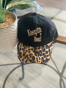 Keepin It Real Hat- Leopard