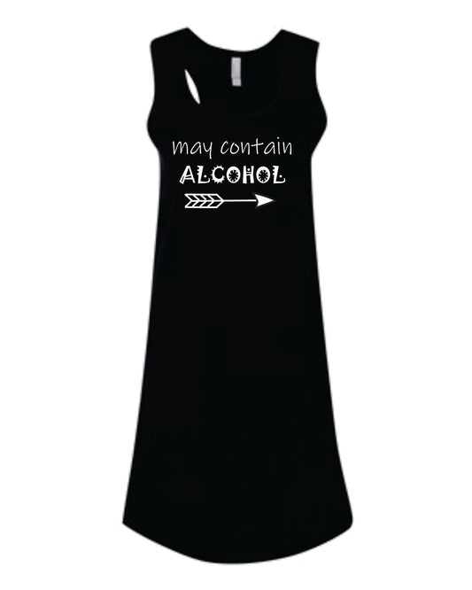 May Contain Alcohol Racerback Dress